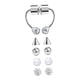 thumbnail image 2 of Anillo para la nariz, juego de piercings para la nariz, joyería para piercings corporales, moda, cómodo de llevar, accesorio exquisito, regalo ideal, piercings para la nariz, tornillo Estilo C, 2 of 9