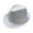 White, variant on Unisex British Style Solid Color Jazz Sun Hat Panama Hat For Men And Women Elegant And Timeless Design Black