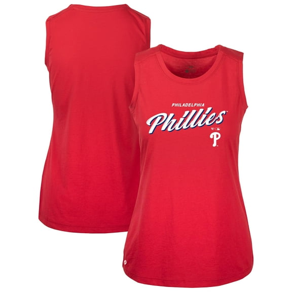 Women's-Levelwear Red Philadelphia Phillies Macy Tank Top