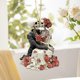 thumbnail image 5 of Adornos de San Valentín, regalos de San Valentín, llavero con colgante de pareja de esqueletos, accesorios para coche, mochila, colgante pequeño, colgante de calavera acrílica., 5 of 8