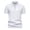 White, variant on JTieacloth Collar Shirt for Men Mens Summer Lapel Casual Knit Shirt Fashion Solid Color Cotton Short Sleeve Tops Green L