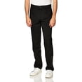 thumbnail image 1 of Calvin Klein Pantalon Tissé Résistant aux Plis pour Hommes Move 365 Extensible Coupe Ajustée, Noir, 34x30, 1 of 5