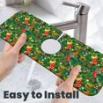 thumbnail image 6 of Sikiie Cute Christmas Stocking Bear Splash Guard for Sink Faucet-1 PC Super Absorbent Fast Drying Mat Sink Gadgets-Splash Guard for Kitchen, Sink Mat, 6 of 7