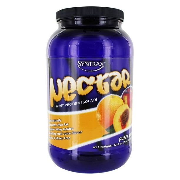 Syntrax - Nectar Whey Protein Isolate Fuzzy Navel - 2 lbs. - Walmart ...
