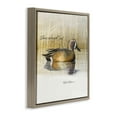 thumbnail image 4 of Stupell Industries Blue Winged Teal Duck Animals Painting Brown Floater Framed Canvas Art Print Wall Art, 18 x 18, 4 of 10