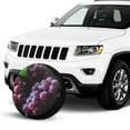 thumbnail image 2 of Kdxio Grape for Tire Cover Wheel Protectors Tyre Covers Weatherproof Wheel Covers Universal Fit for Trailer Rv SUV Truck Camper Travel Trailers 17 inch, 2 of 8