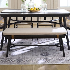 Better Homes & Gardens Springwood Dining Bench, Charcoal