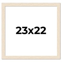 23x22 Frame White Real Wood Picture Frame Width 1.5 inches | Interior Frame Depth 0.5 inches | Barn