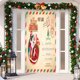 thumbnail image 2 of Decoración navideña para puertas, cubierta para puertas, tela para colgar, fondo para decorar fiestas navideñas, 2 of 4
