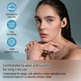 thumbnail image 3 of Sleep Earbuds, Noise Cancelling Wireless Ear buds for Side Sleepers, Bluetooth 5.4 in Ear Light-Weight Mini Headphones, 47H Playtime Clear Calls Earphones for Sleeping, Exercise, Working, Hiking, 3 of 9