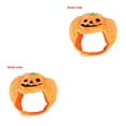 thumbnail image 3 of Methold Lindo sombrero para mascotas Halloween calabaza mascota perro gato sombrero vestir tocado pequeño perro gato Cosplay disfraz sombrero decorativo S 2piezas Methold CBP160808, 3 of 6