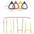 thumbnail image 3 of Juguete de columpio para exteriores Hugo Trapecio Amarillo, 3 of 9