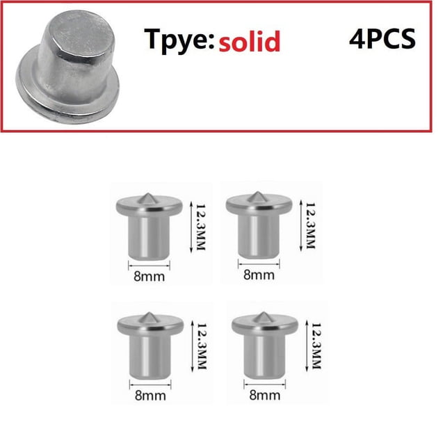 BTOER Tenon Center Dowel Center Point Pins Power Tools 4Pcs Set Chrome Plating Dowel Centre Point For Accurately Aligning