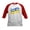 Red/White, variant on CafePress - Pray For Ukraine Baseball Jersey - Kids Cotton Baseball Jersey, 3/4 Sleeve Shirt