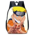 thumbnail image 1 of Mochila de anime Naruto para niños, mochila escolar con temática de Sasuke y Naruto, ligera y duradera, diseño unisex., 1 of 5