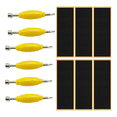 thumbnail image 1 of 12 Pack Fingerboard Grip Tape Sticky Foam Sticker Replacement + Screwdriver Tool Nut Driver for Finger Skateboards, 1 of 1