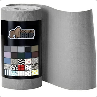 Con-Tact Shelf Liner, Non-Slip Fabric Back Grip, Tan Pajama Stripe