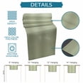 thumbnail image 6 of Sage Green Ombre Table Runner 70 Inches, Farmhouse Green Gradient Color Aesthetic Bed Runner Dresser Scarves Tabletop for Indoor Outdoor Parties/Ceremony/Banquet, 13" x 70", 6 of 9