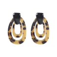 thumbnail image 5 of Ensemble de Boucles d'Oreilles Bracelet Acrylique Léopard Multi-Couches avec Boucles d'Oreilles Pendantes, 5 of 5