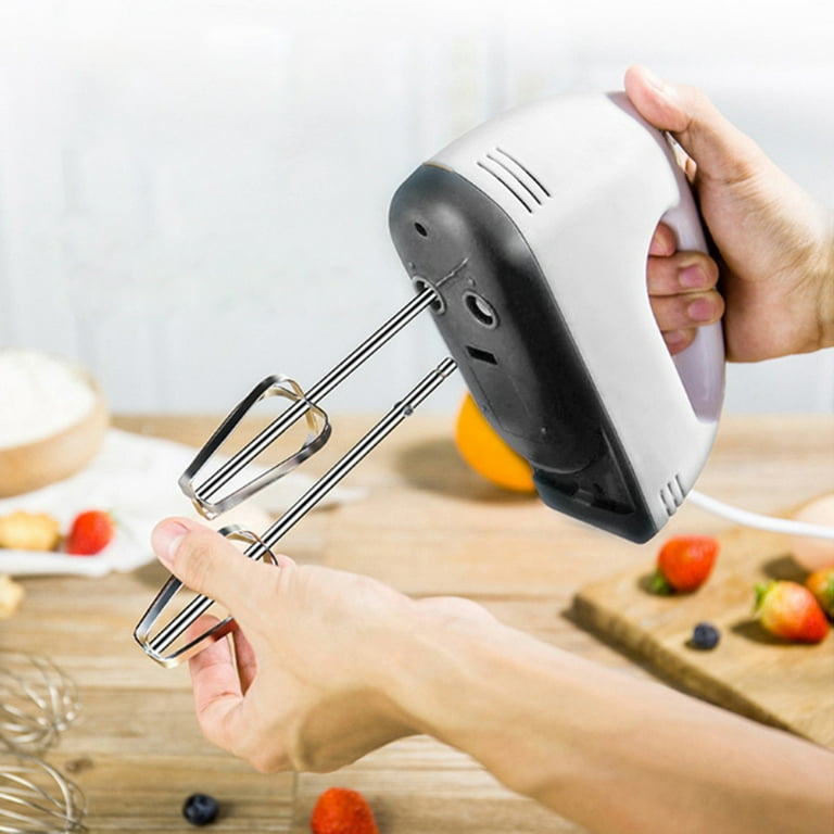 7 Speed Handheld Mixer Food Blenders Double Whisk Electric Egg