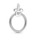 thumbnail image 1 of Abalorios de plata de ley 2023 para mujer y niña, cuentas colgantes compatibles con pulsera Pandora Original, collar, joyería artesanal, regalo, 100%, 1 of 4