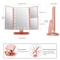 thumbnail image 2 of PLN- Lighted Makeup Mirror, Tri-fold Vanity Mirror, 2 of 6