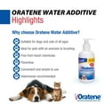 thumbnail image 3 of ZYMOX Oratene Enzymatic Brushless Oral Care Water Additive for Dogs and Cats, 8oz, 3 of 7