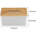 thumbnail image 5 of Tissue Case, Multi-Function Tissue Storage Box with a Lid Napkin Daily Sundries Storage, Paper Cover Tissue Box Can Use for Car, 5 of 5