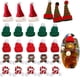 thumbnail image 2 of Christmas Mini Knitting Hats Doll Hat Scarf Material For Crafts DIY Ornament Cute Doll Clothes Accessory Sewing Craft supplies, 2 of 4