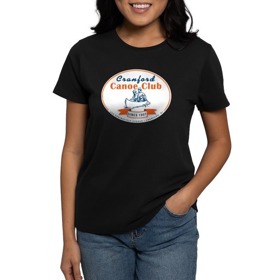 CafePress - Cranford Canoe Club Women's Light T Shirt - Women's Traditional Fit Dark T-Shirt