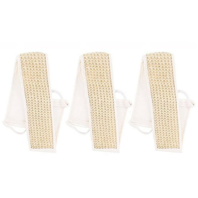 3pcs/pack Back Scrubber Dual Sided Bathroom Supplies For Shower Skin Care Washer