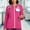 Hot Pink, variant on Scrub Jackets for Women Fleece Lined Zipper Bomber Jacket Soft Warm Medical Nurse Coats with Pockets,Size S-XXL