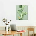 thumbnail image 2 of JEUXUS Tropical Plants Canvas Wall Art for Bedroom INS Style Green Banana Palm Leaves Canvas Prints Wall Decor for Home Decorations Wall Paintings Framed Ready to Hang 16x20 inch, 2 of 4