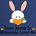 thumbnail image 2 of CafePress - Minnesotasomebunnylovesme Maternity Dark T Shirt - Maternity Dark T-Shirt, 2 of 3