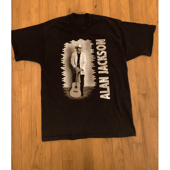 ALAN JACKSON Singer Heavy Cotton All Size Black Unisex Shirt