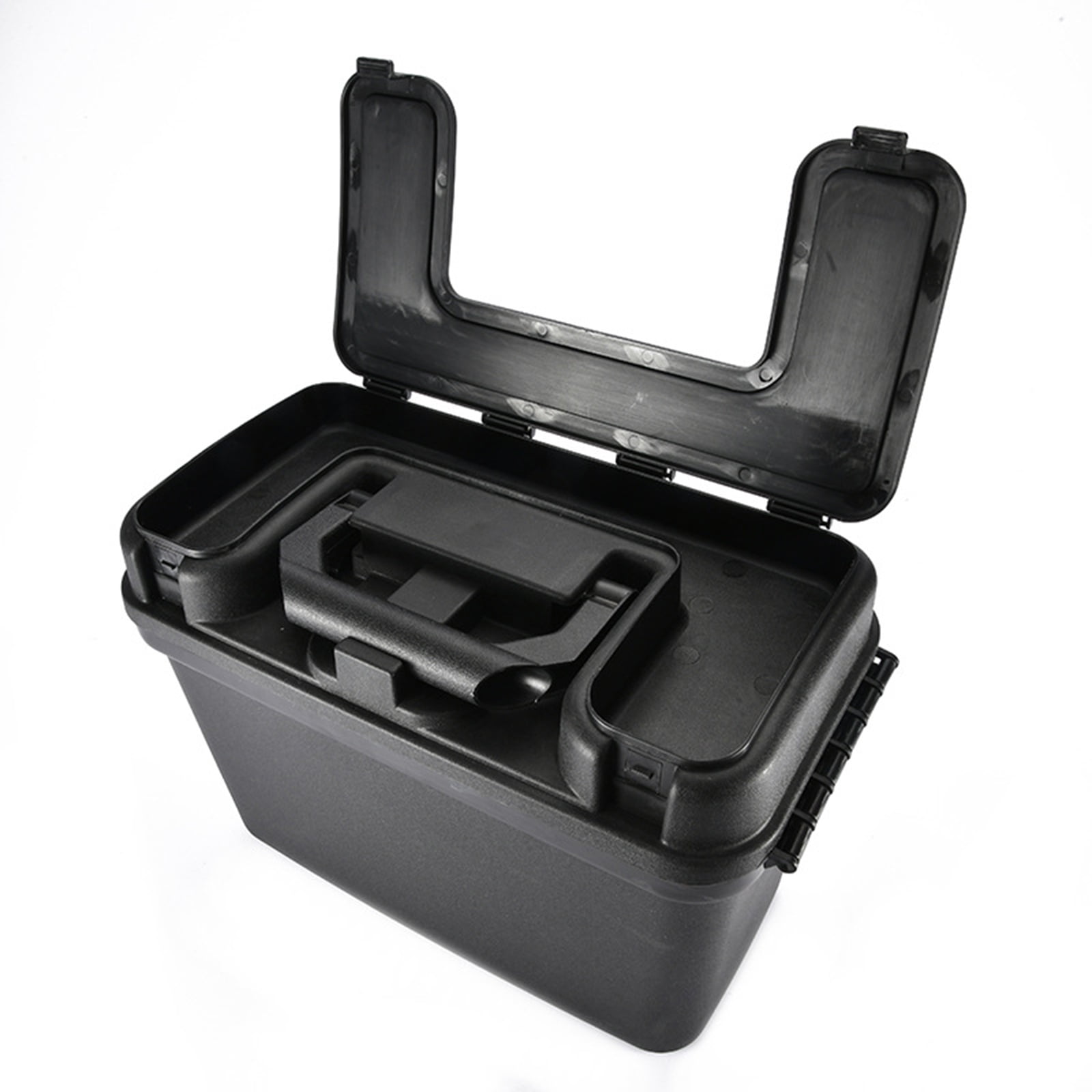 ZYQWEM Waterproof Fishing Tackle Storage Box With Security Heavy Duty Organizers For Outdoor Angling Tool And Equipment