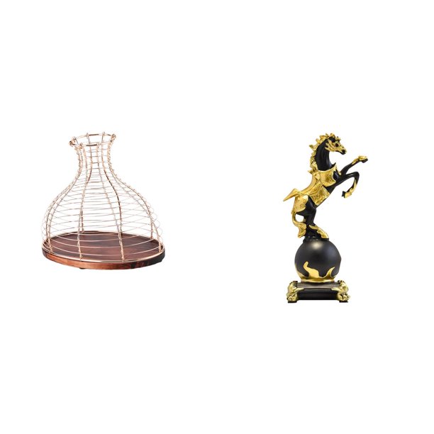 Portacorchos de vino,Soporte de metal para corcho de vino,tapón de exhibición para vino,Figura de escritorio,Estante de estatua de caballo para escritorio,oficina,decoración del hogar,Figura
