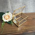 thumbnail image 3 of AMLESO Glass Jewelry Box Tabletop Plants Planter Home Decor 13 x 13 x 8cm, 3 of 8