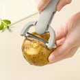 thumbnail image 3 of 3-Piece Peeling Machine Set with Potato Eye Remover, 3-in-1 Vegetable Peeler & Bottle Opener, Ergonomic Non-Slip Handle, Food Grade Stainless Steel Blades for Efficient Kitchen Prep, 3 of 5