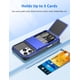 thumbnail image 3 of Funda tipo cartera COOYA para iPhone 16 Pro de 6,3 pulgadas, azul con 5 ranuras para tarjetas, 3 of 7
