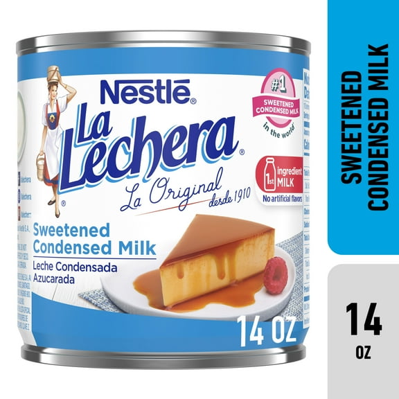 Nestle La Lechera Sweetened Condensed Milk for Thanksgiving Baking, 14 oz Can