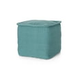 thumbnail image 7 of Calade Boho Yarn Pouf, Teal, 7 of 7