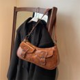 thumbnail image 2 of Bolso de moto bonito y moderno para mujer, bolso de hombro tipo nicho debajo del brazo, bolso pequeño para mujer, 2 of 6