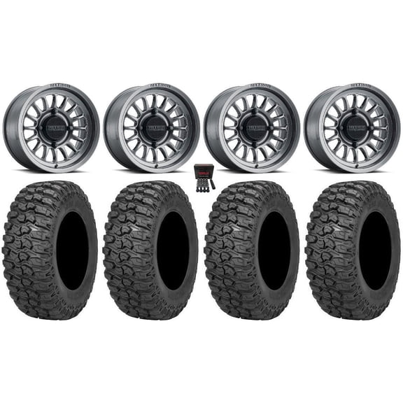 Method 411 15" Wheels Ti (5 2) 35" Trail Saw 2.0 Tires Can-Am Commander Maverick Renegade Outlander Defender