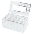 thumbnail image 3 of Caja de pañuelos de cristal artificial rectangular decorativa para el hogar, para sala de estar, dormitorio y oficina., 3 of 14