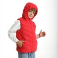 thumbnail image 4 of Gubotare Puffer Vest Girls Boys Girls Lightweight Down Vest, Winter Warm Zip Up Sleeveless Vest, Water-Resistant Packable Puffer Jacket Size 9-10 (Red,9-10 Years), 4 of 4