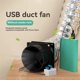 thumbnail image 2 of USB Speed Control Fan Smoke Absorber Fume Extractor Fan Pipe Duct Exhuast Fan USB Adjustable Speed, 2 of 5