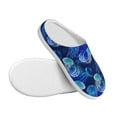 thumbnail image 3 of KLL Glowing Jellyfish Pattern Pattern Adult Unisex Cozy Slippers,Fuzzy Slip-on Slippers TPR Sole Slippers Comfort Plush Home Footwear for Indoor & Outdoor-35/36, 3 of 7