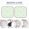 thumbnail image 4 of Lsque Wildflower Watercolor 5 2 PCS Windshield Sun Shade | CarFoldable Window Covers | Car Accessories Reflect UV for Universal Cars SUV Truck | Medium, 4 of 7