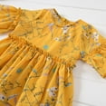 thumbnail image 4 of Robe pour Nouveau-Né Bébé Fille à Fleurs à Manches Volantées, Combinaisons à Volants, Jupes, Vêtements d'Été, 4 of 10